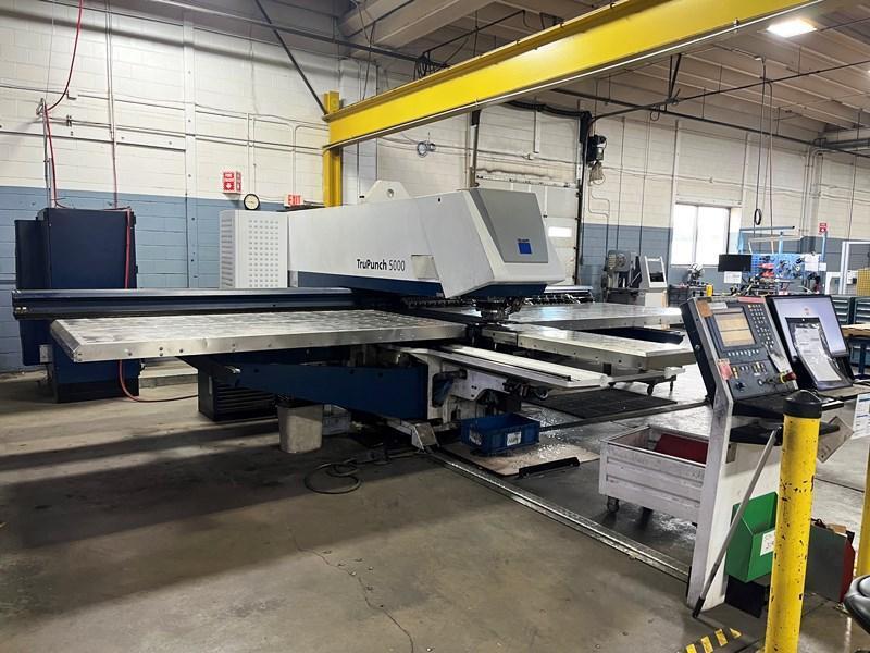 27-1/2 TON TRUMPF TRUPUNCH 5000 PUNCH PRESS