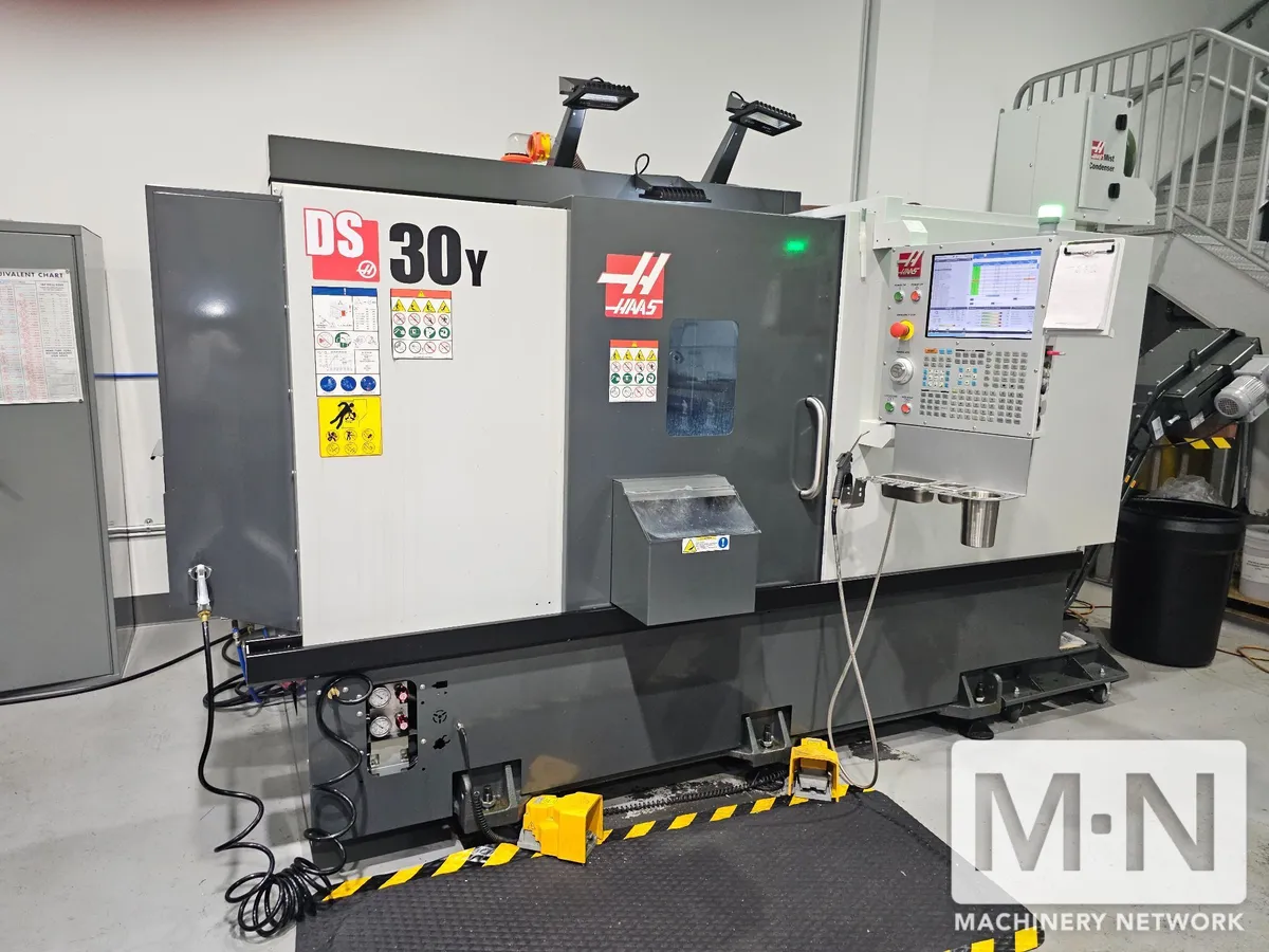 HAAS DS-30Y CNC Lathe, 2024 - LOW HOURS, LIKE NEW