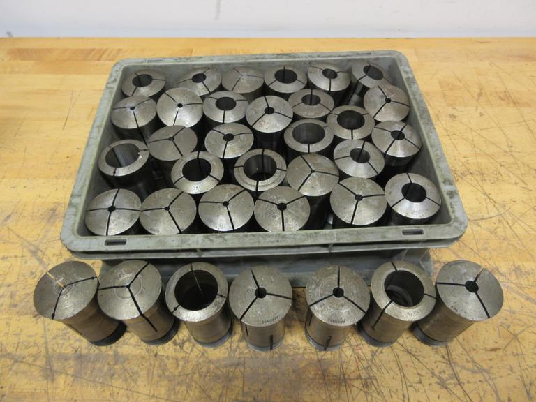 Hardinge and Lyndex 16C Collets, (35pcs) Various Diameters- Auction Item