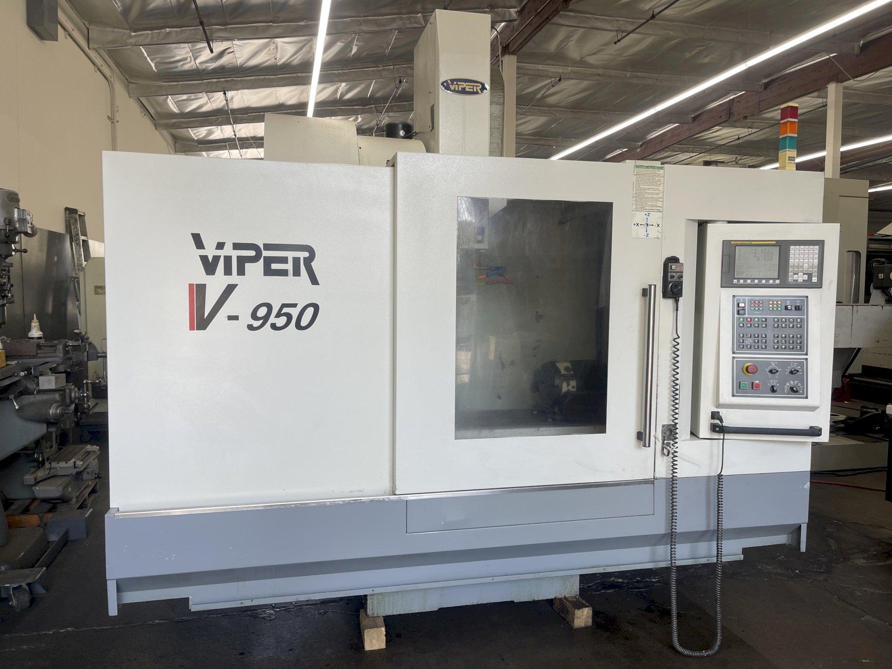 2006 Mighty Viper 950 Vertical Machining Center w/4Ax Rotary, Fanuc