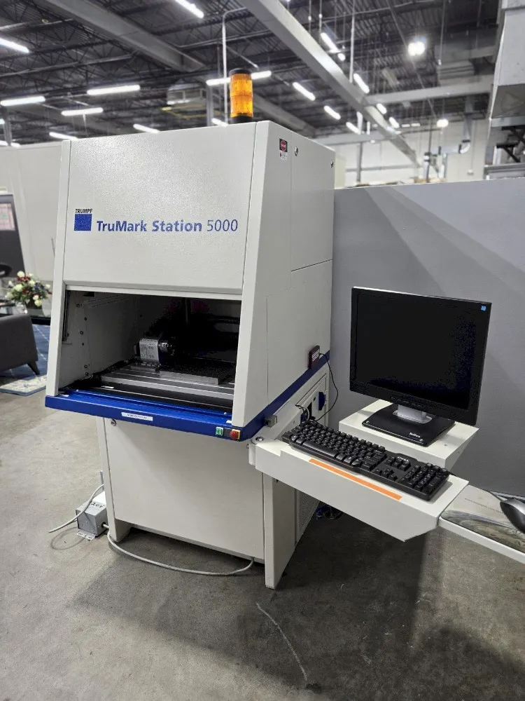TRUMPF 2008 TRUMPF TRUMARK 5000 ROTARY LASER MARKER  -  TRUMARK STATION 5000