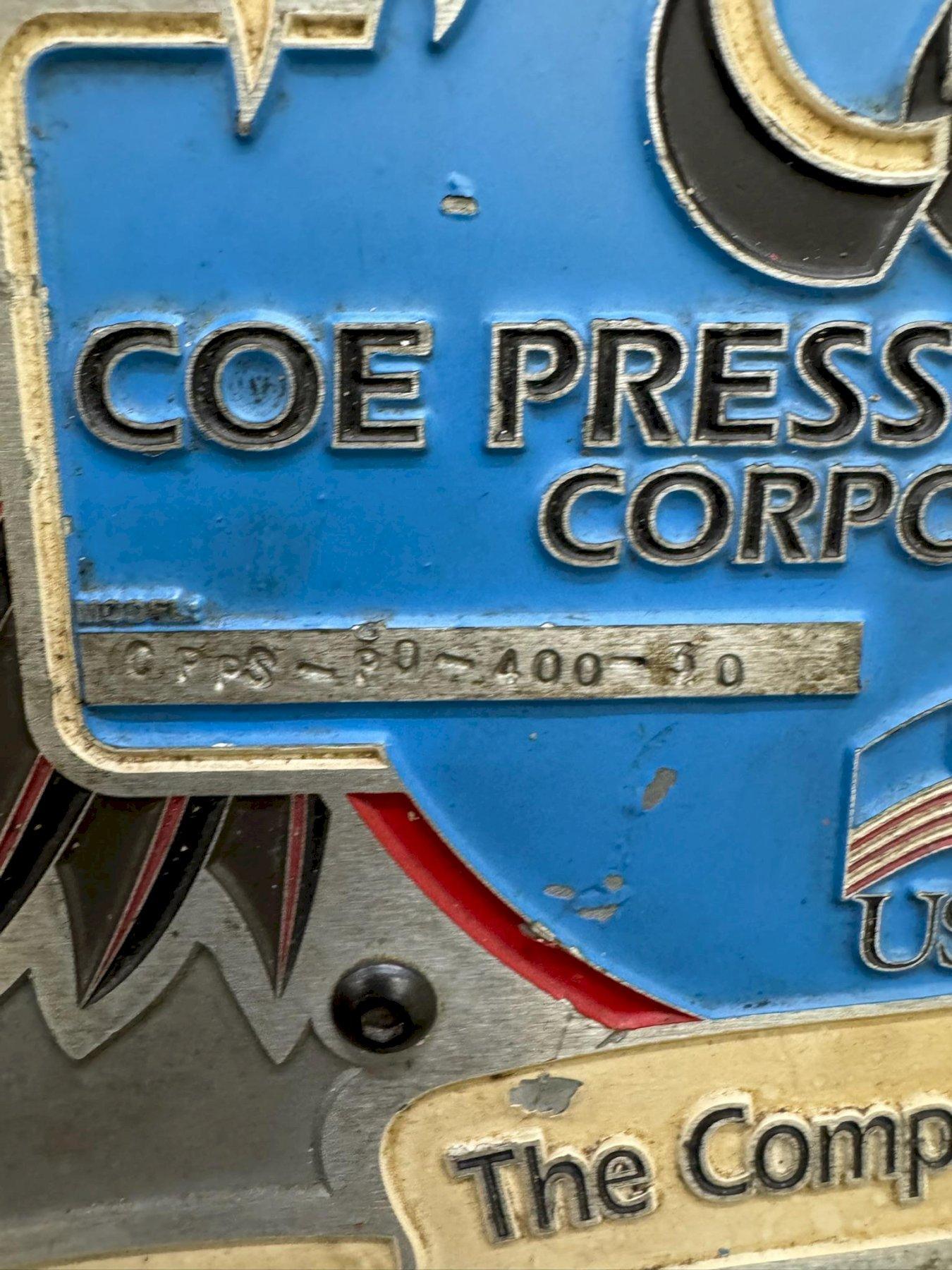 20,000 lbs. x 30" wide Coe Conventional Servo Coil Feed Line For Sale