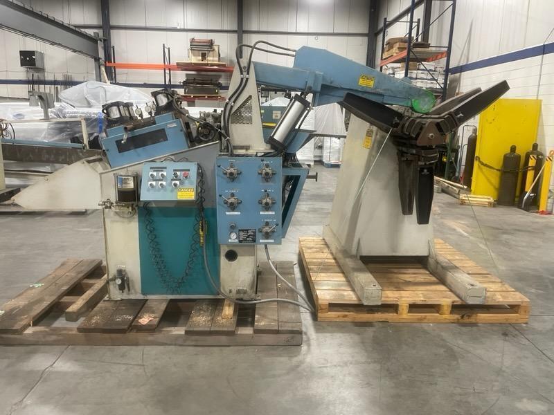 6000 lbs. x 12" Cooper Weymouth Peterson Servo Coil Feed Line For Metal Stamping, Heavy Duty Capacity For Sale!