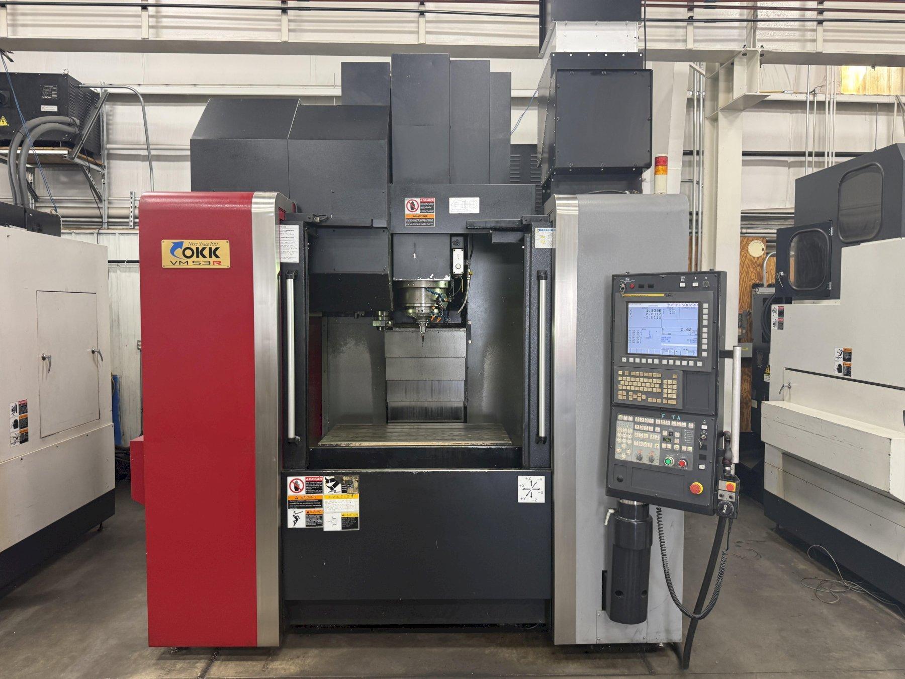 Used 2016 OKK VM53R CNC Vertical Machining Center For Sale