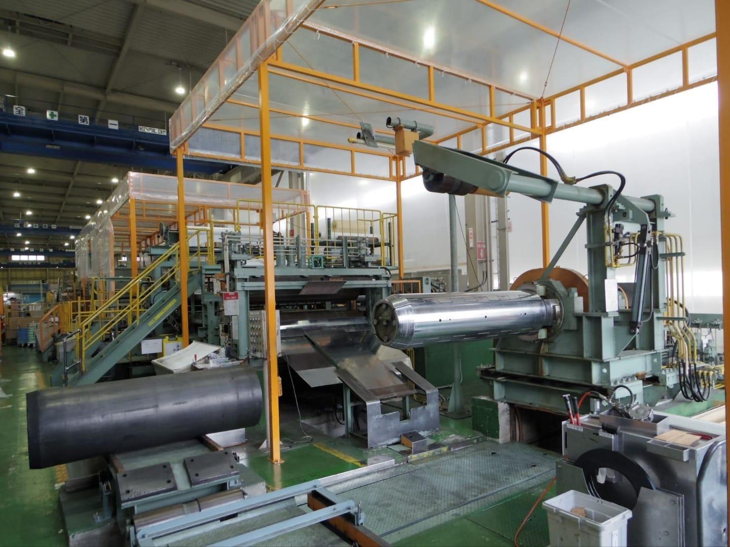 60" (1650mm) x .125" (3mm) x 20,000# Sumikura Aluminum Cut-to-Length Line - Rotary Shear & 6HI Cassette Leveler