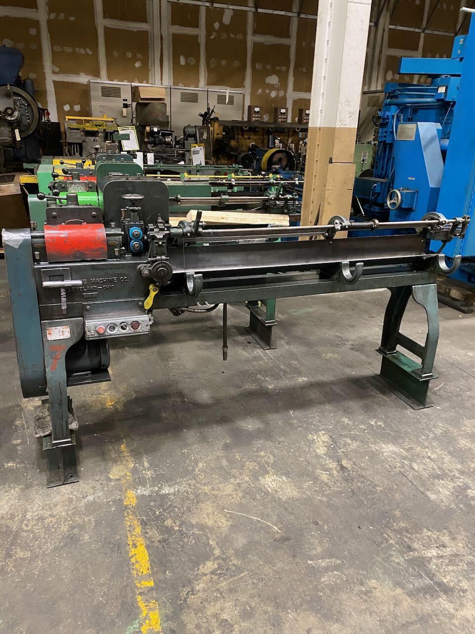 1/8" Lewis Model 1CG Wire Straighten and Cutoff Machine