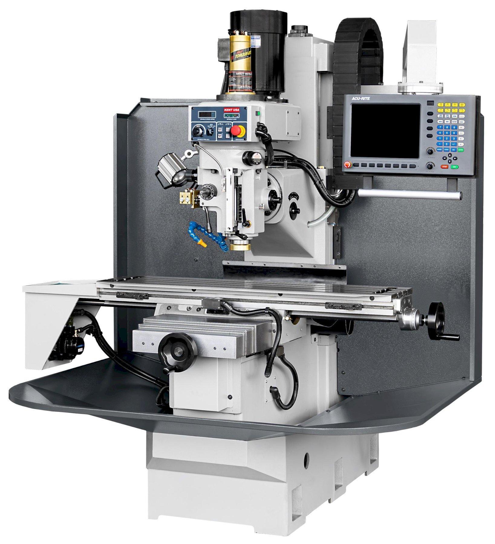 12" x 50" KENT USA TW-32QI VERTICAL BED MILL  - NEW