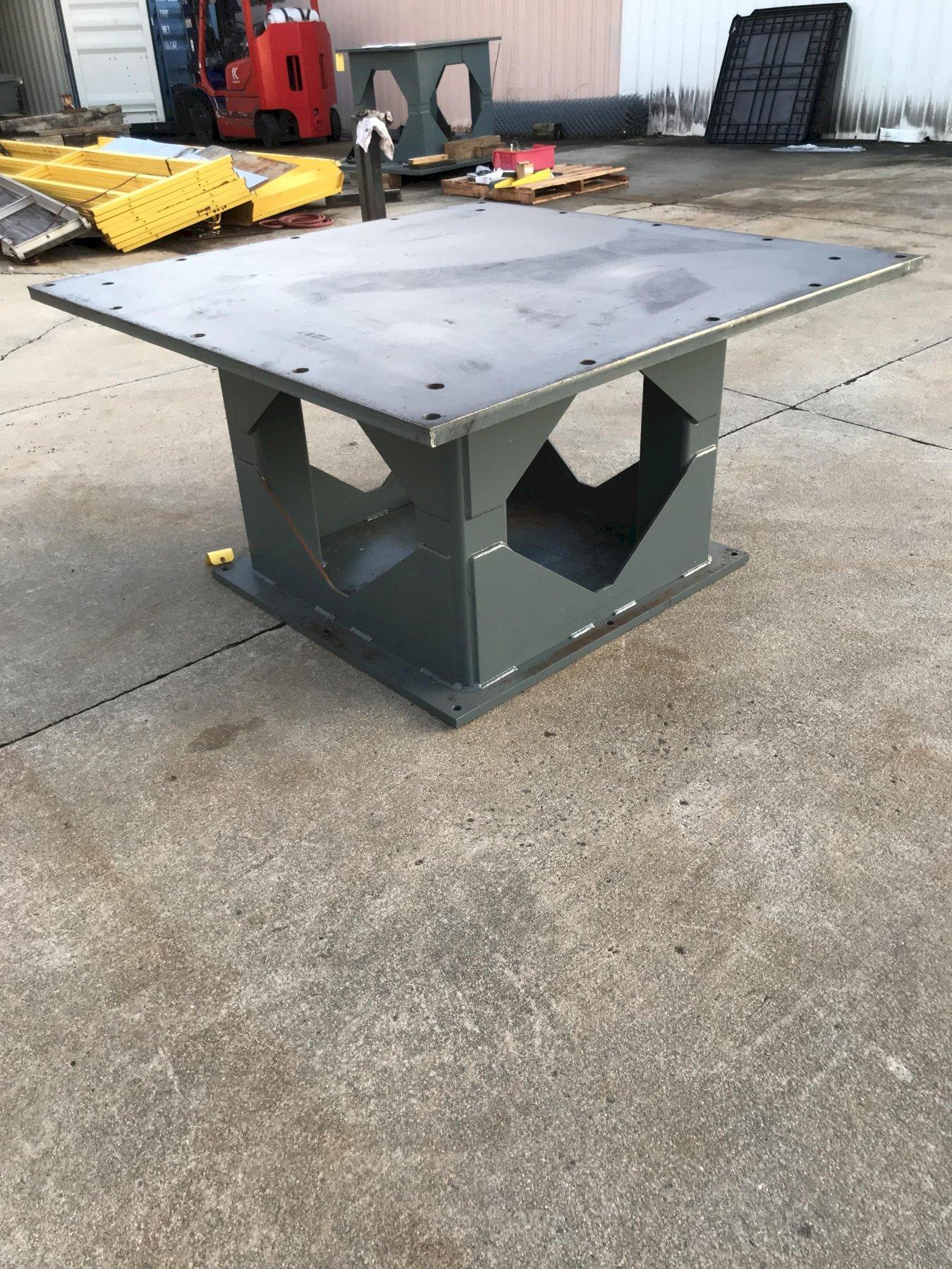 Heavy Duty Steel Welding Fabrication Fixture Table Drilled Platen Workbench