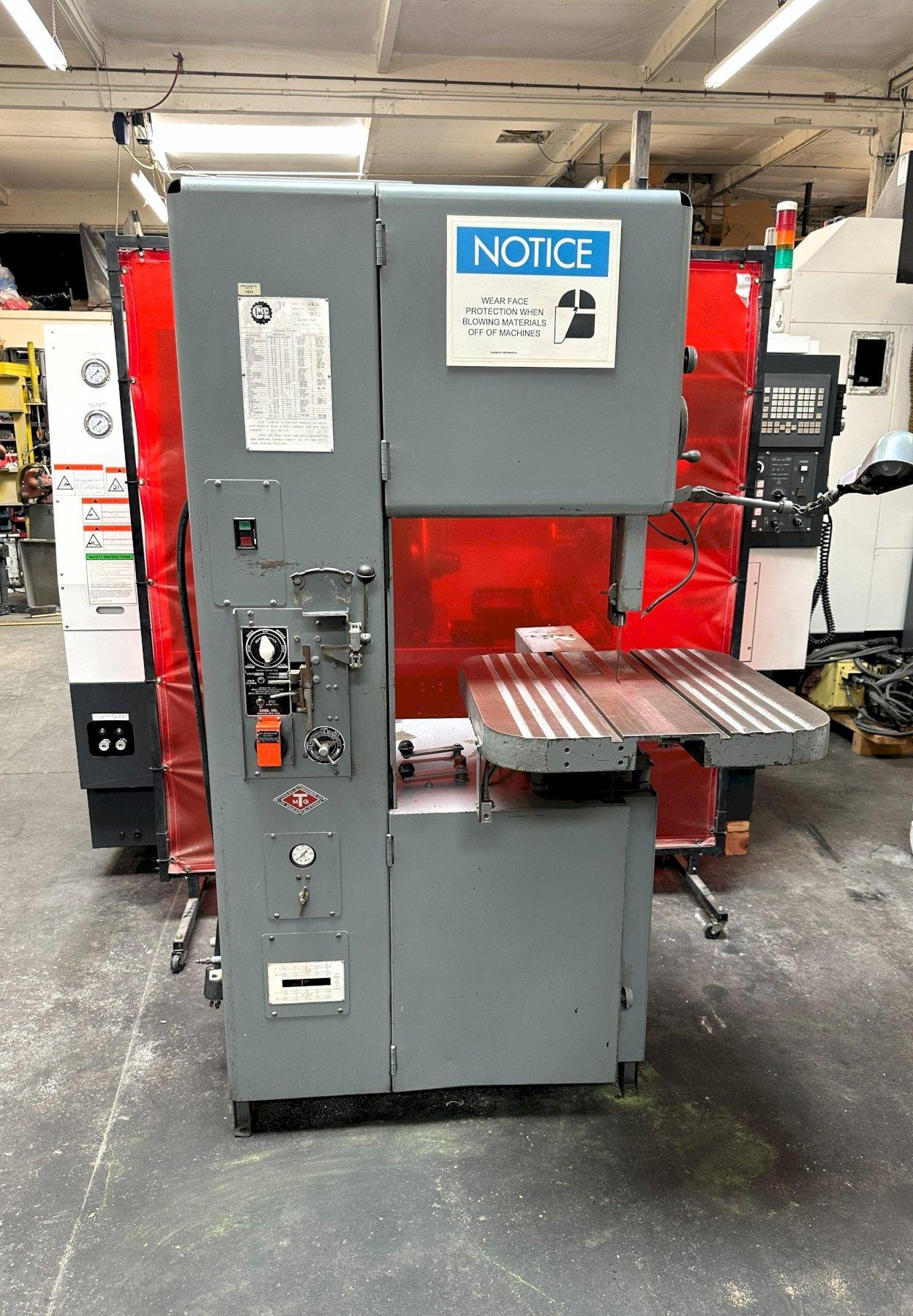 Grob 4V-18 Vertical Band Saw Blade Welder, Variable Speed Blade Drive, Speed Indicator
