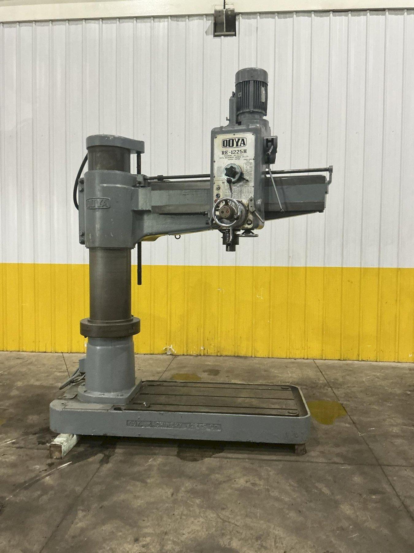 OOYA MODEL #RE-1225H RADIAL DRILL: YOBRO #25981