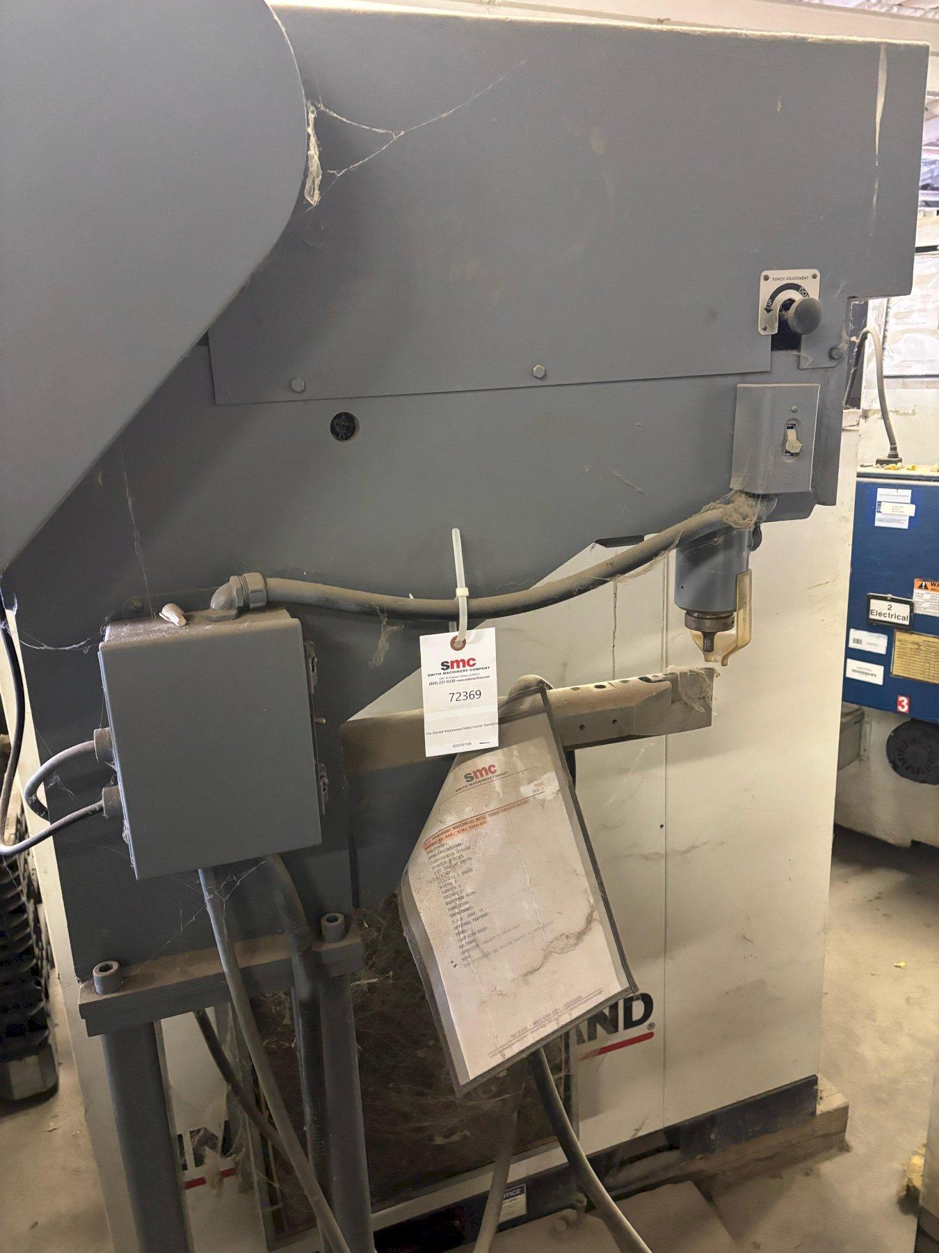 1 - PREOWNED MAPLEWOOD METAL FORMER STAMPLOCK MACHINE, MODEL #: 600, S/N: 3644-600