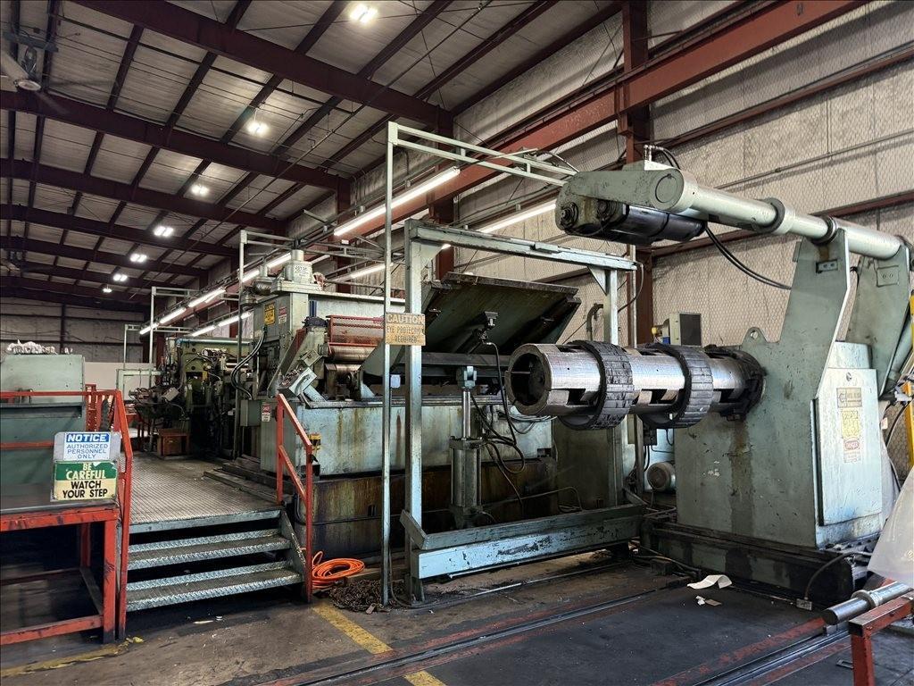 72" x .250" x 40,000# Delta Cut to Length Line
