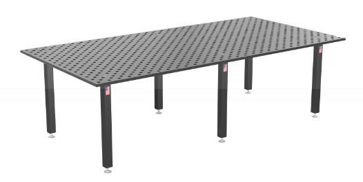 60" X 120" SIEGMUND WELDING TABLE W/ PLASMA NITRATION: YOBRO #25025
