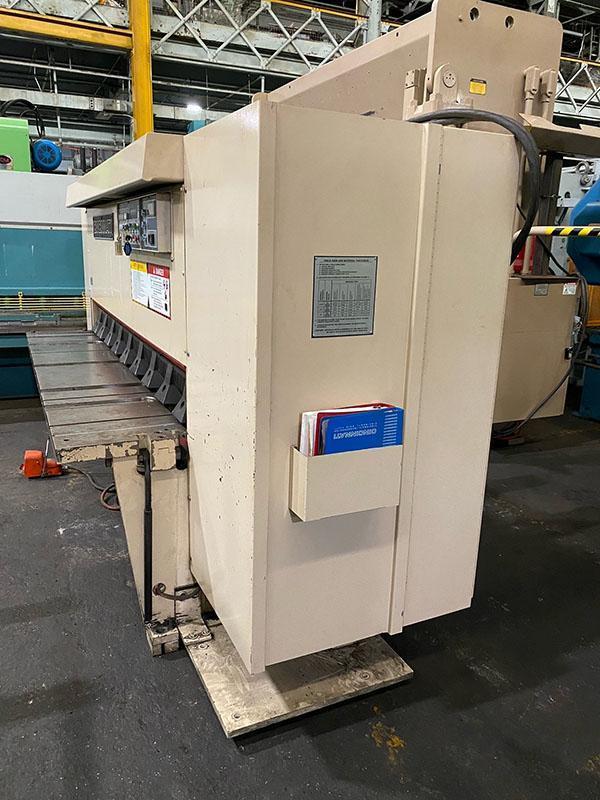 1/4" x 8 ft. Cincinnati Hydraulic Shear Model 250HS8