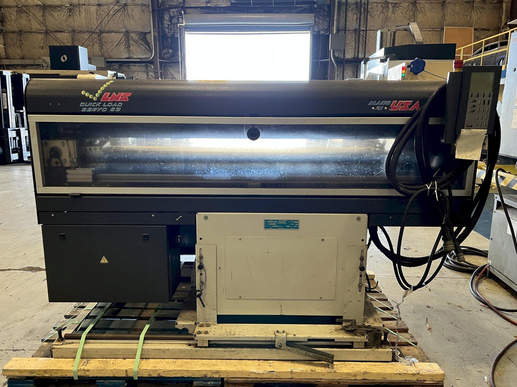 LNS Quick Load Servo S3 Used CNC Bar Feeder For Sale - 2004