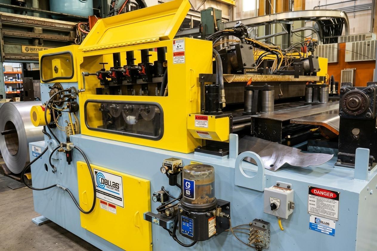 72 inch Dallas Industries Space Saver Coil Feed Line For Sale - 40,000 lbs. Coil Capacity - Year 2016
