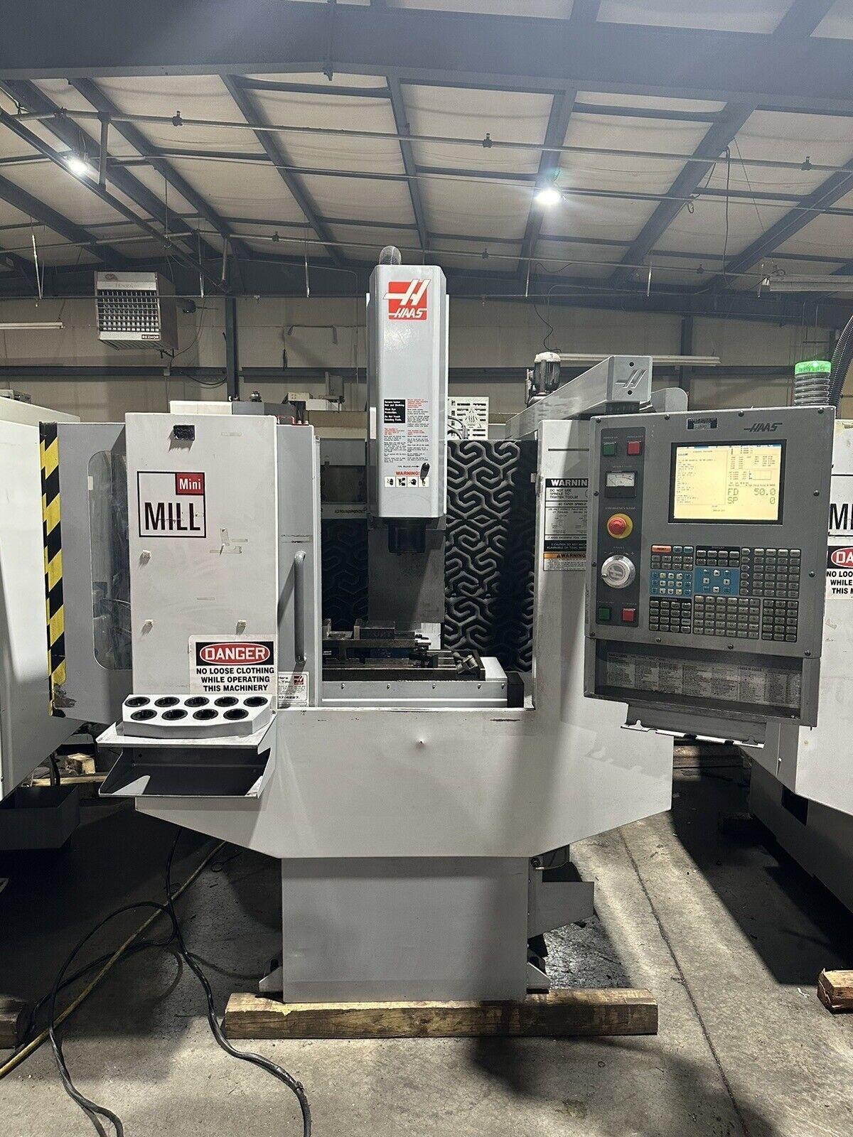 1 - PREOWNED HAAS CNC VERTICAL MACHINING CENTER, MODEL #: MINI MILL, S/N: 40538