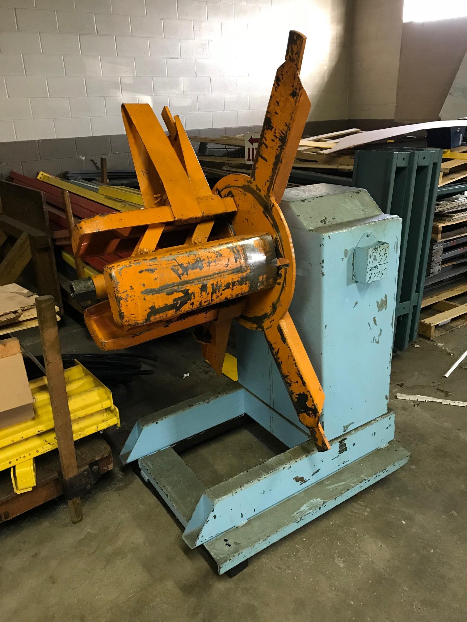 American Steel Line Pull-Off Coil Reel Uncoiler 2,500 Lbs.