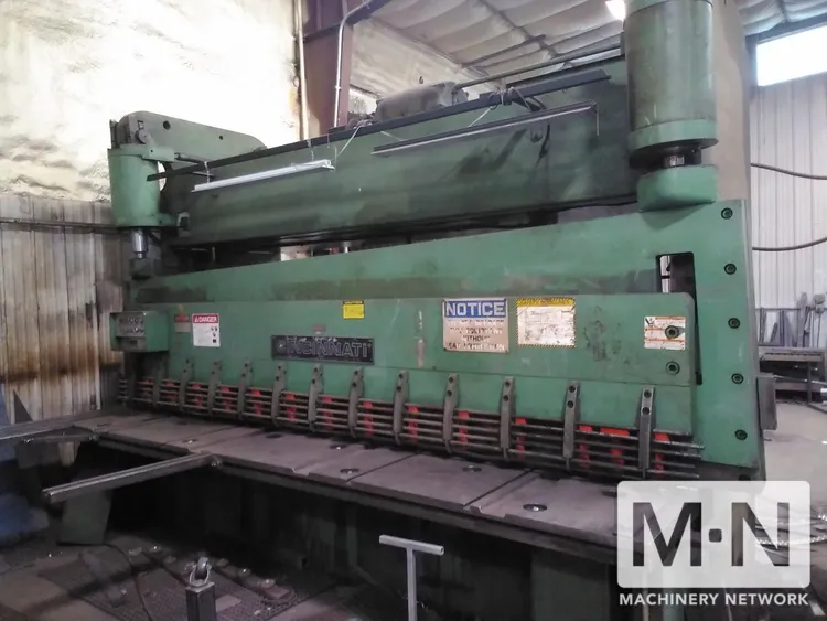 5/8" X 12' CINCINNATI 5FL12 HYDRAULIC SHEAR