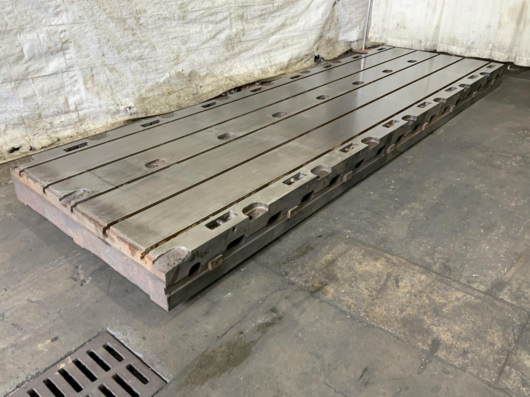 192" X 60" T-SLOTTED FLOOR PLATE: STOCK #81414