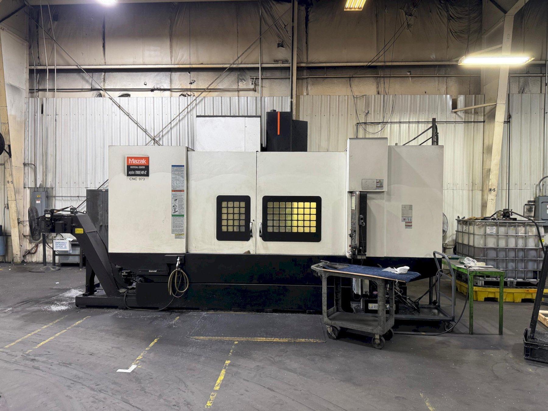 1 - PREOWNED MAZAK VERTICAL MACHINING CENTER, MODEL #: VCN 700E/40-II, S/N: 268867