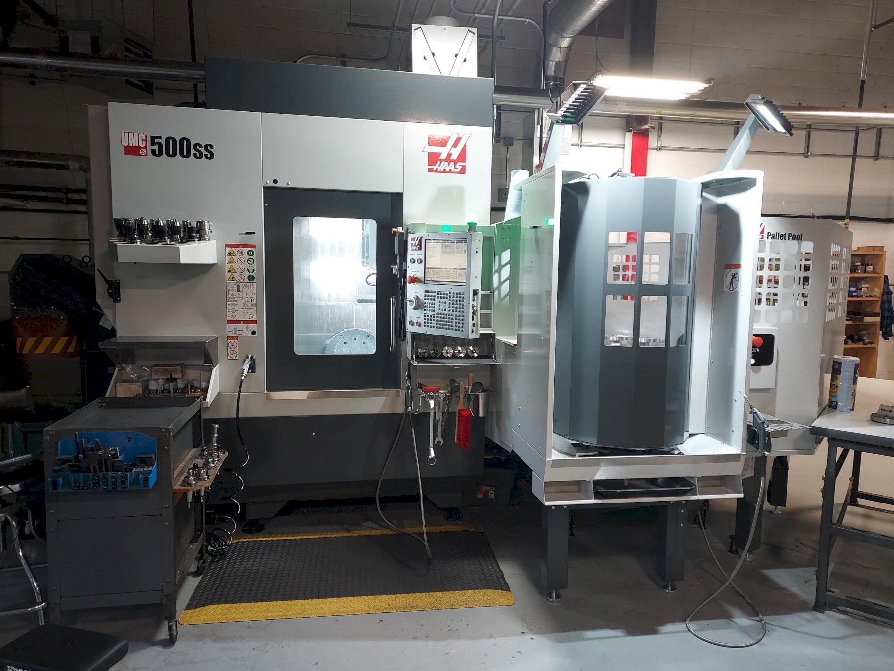 Haas UMC-500SS Used CNC Vertical Machining Center For Sale - 2023