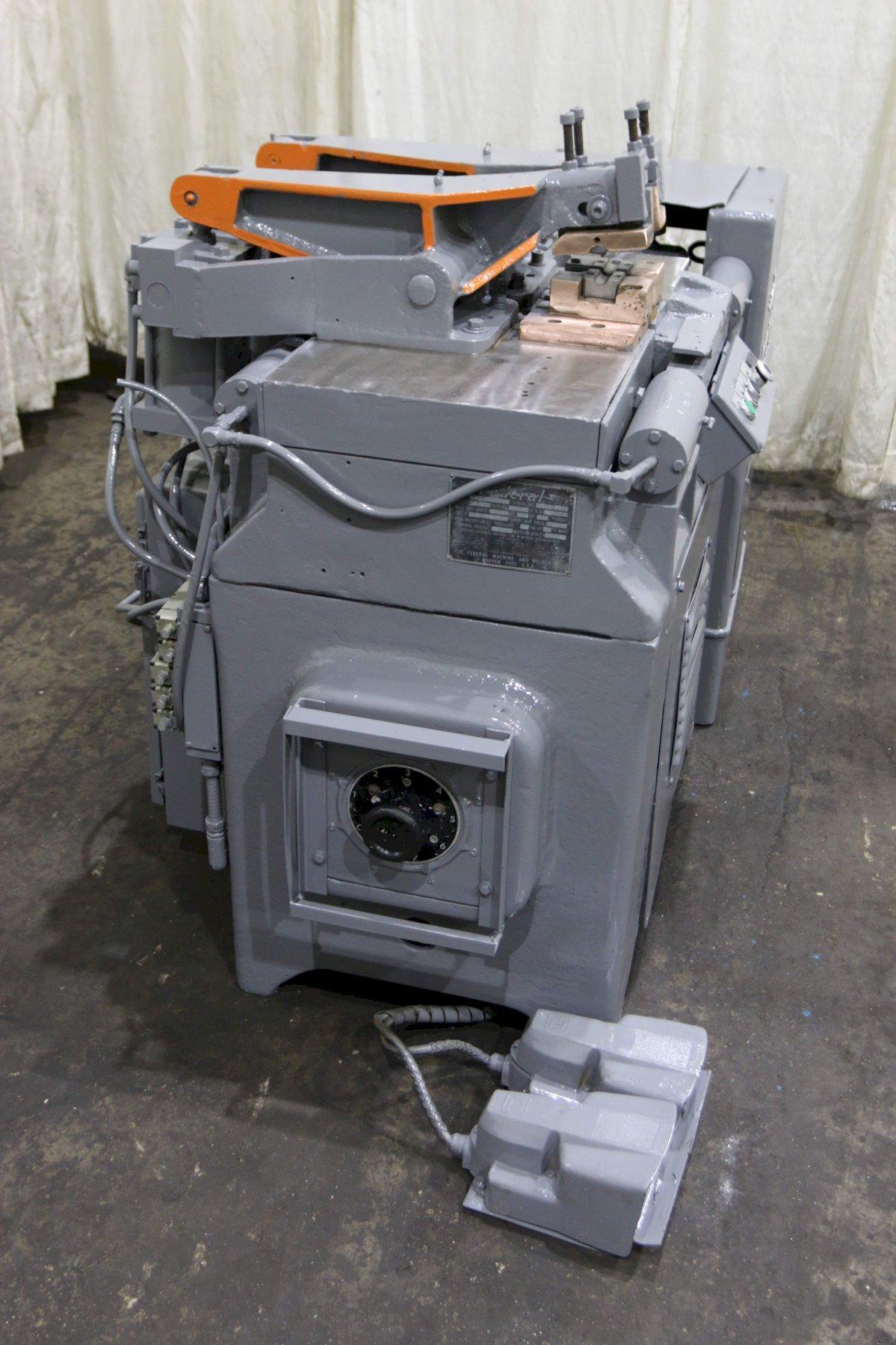50 KVA FEDERAL MODEL F2 INDUSTRIAL PIPE/ROD BUTT WELDER: STOCK #71075