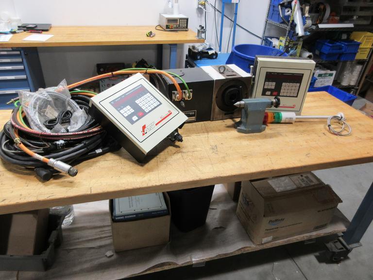 ATS Systems RT160 Rotary Indexer w/ (2) Accu-Smart 65 Controllers & Cables & More- Auction Item