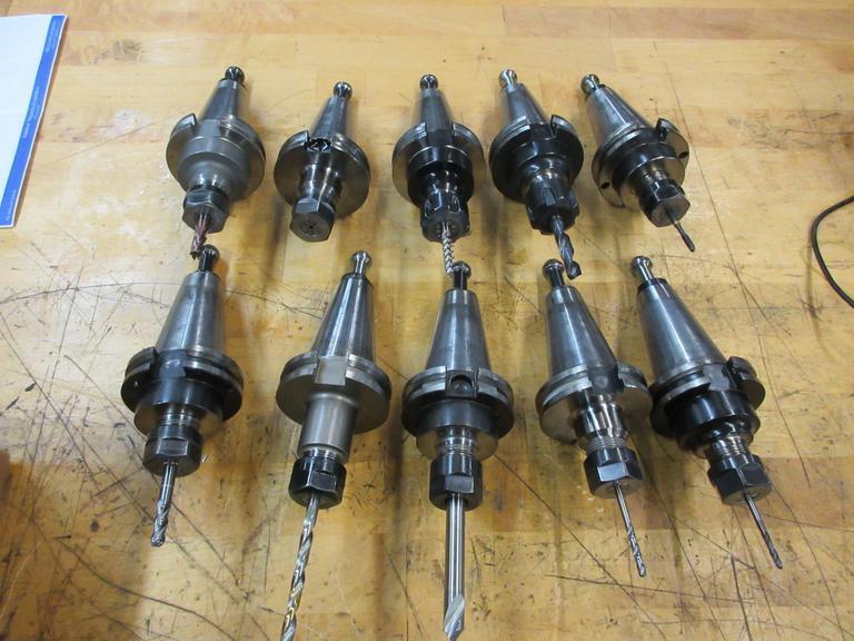 CAT40 Tool Holders, ER16 Collet Type, Various Brands- Auction Item