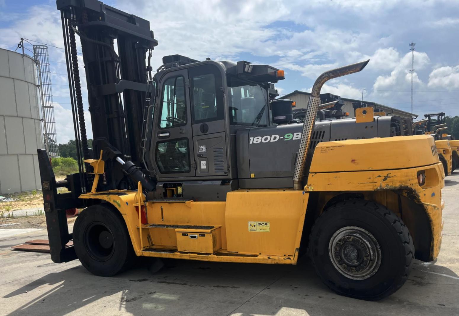 40,000 Lb. HYUNDAI 180D-9B FORKLIFT