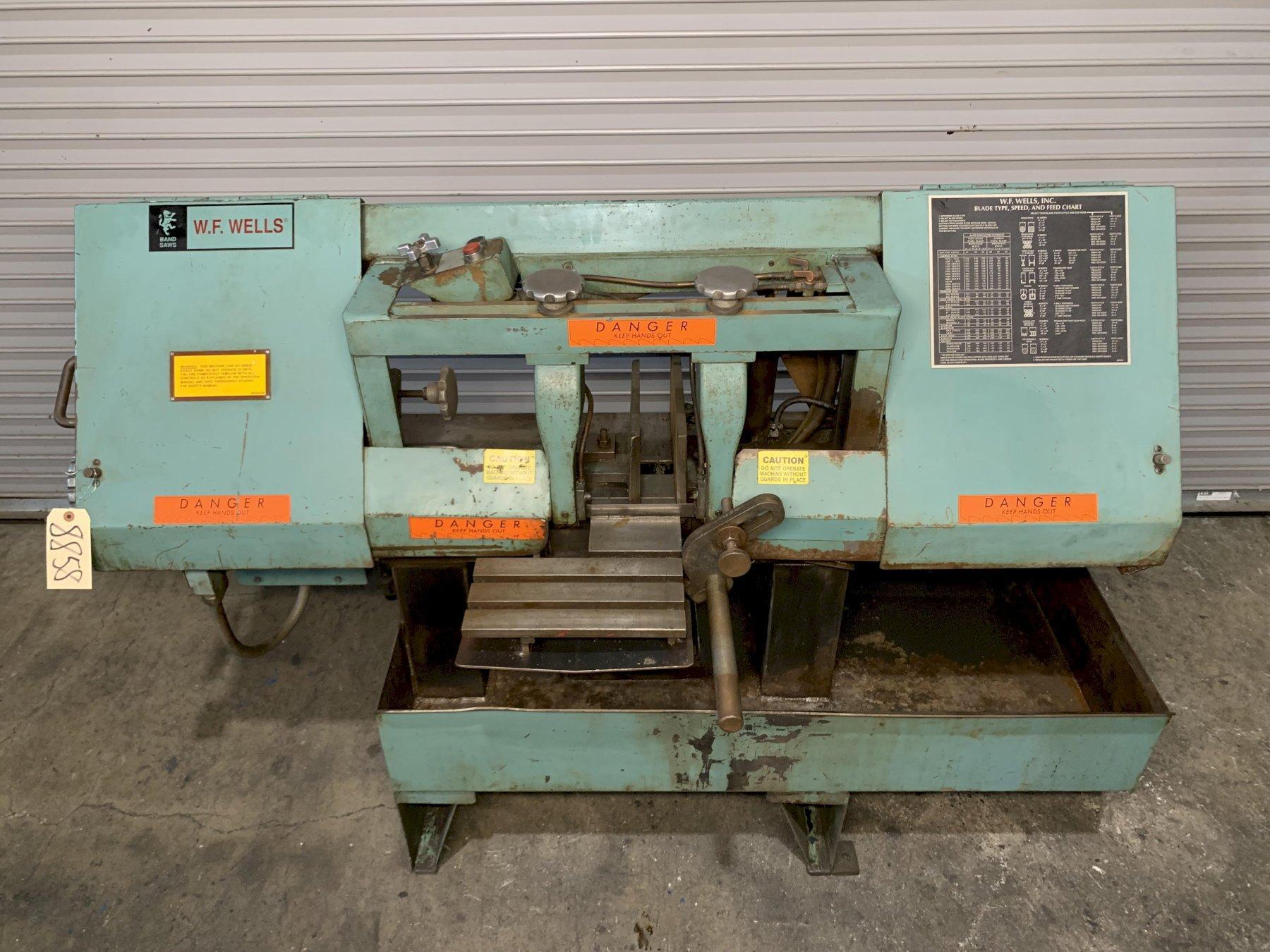 W.F. Wells L-10 Horizontal Metal Cutting Bandsaw