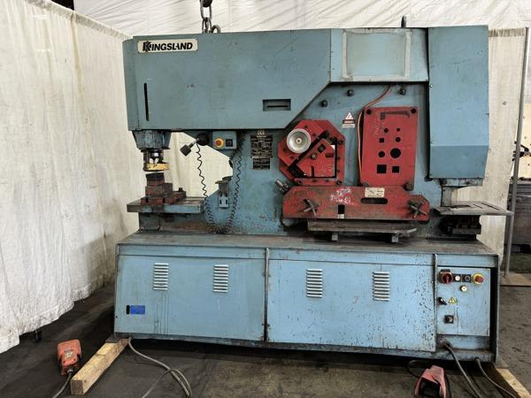 175 TON KINGSLAND MODEL XS HYDRAULIC IRONWORKER: STOCK# 4207