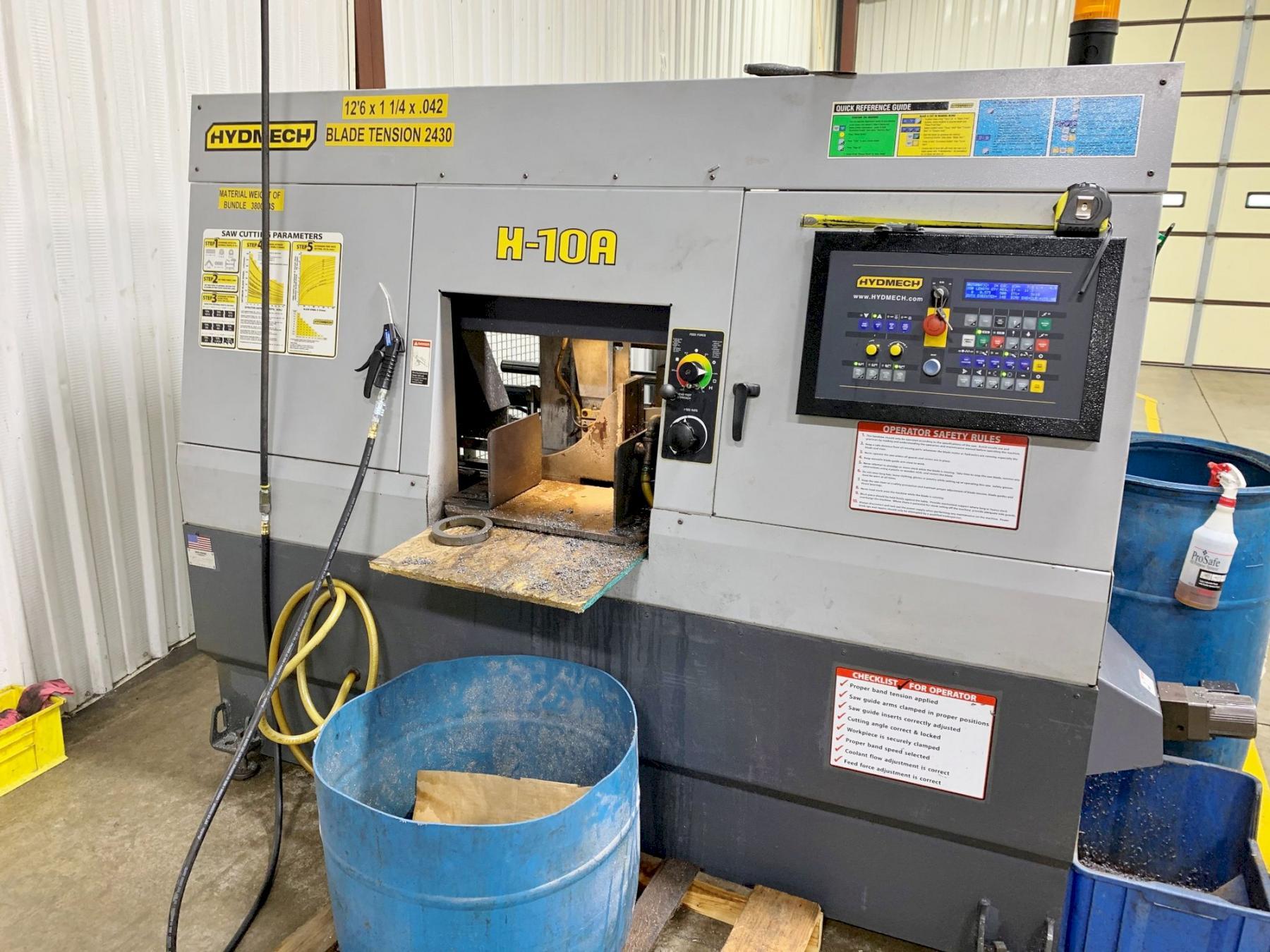 HYD-MECH MODEL H-10A HORIZONTAL AUTOMATIC BAND SAW