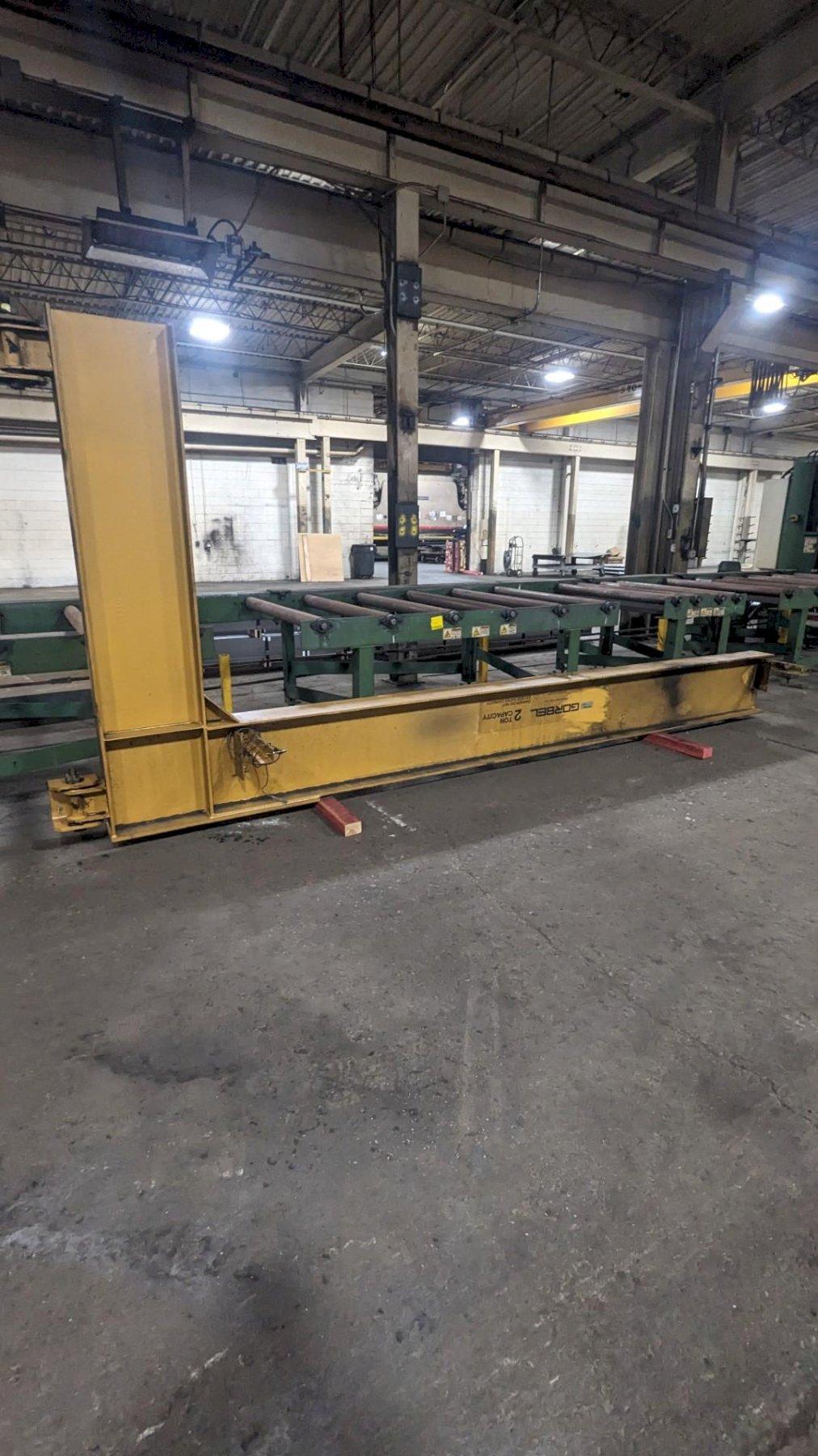 Gorbel Wall Cantilever I-Beam Jib Crane, 2 Ton Cap., 16 ft. Span, Model No. WC200-B2-16-W18