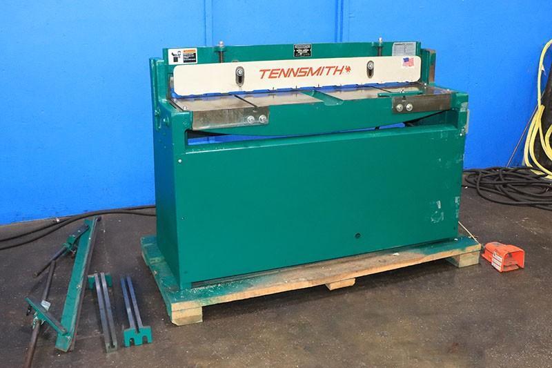 52" X 16 Ga TENNSMITH Hydraulic Squaring Shear, Model 52H