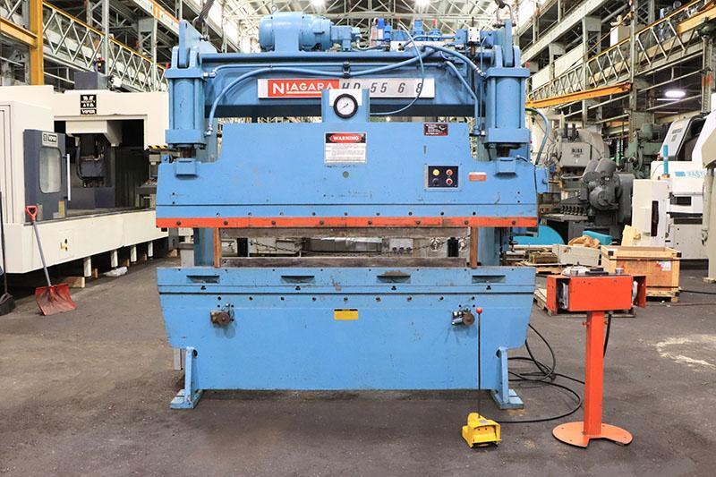 55 Ton x 8 Ft NIAGARA Hydraulic Press Brake, Model HD55-6-8