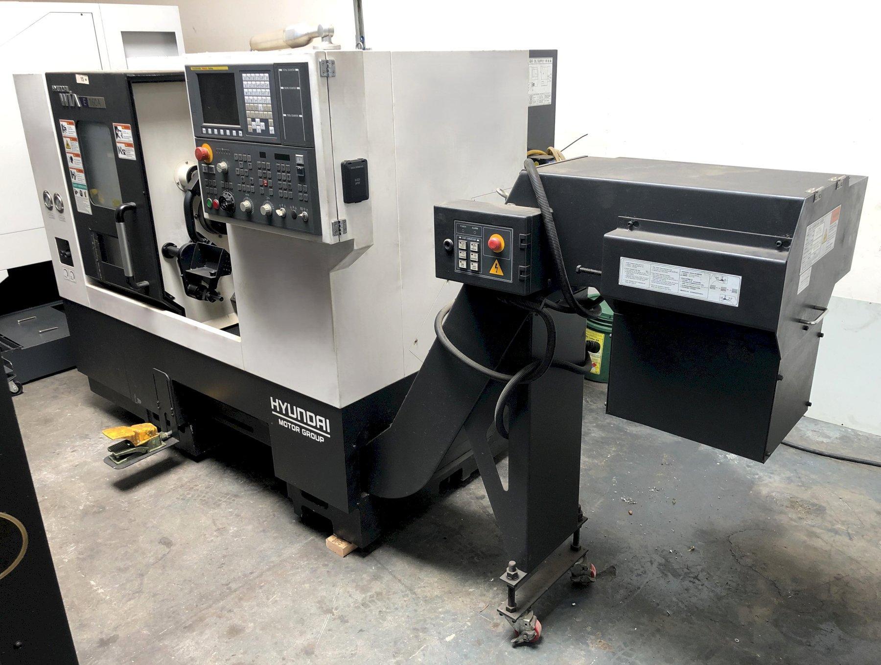 Hyundai WIA E160A CNC Turning Center, 2019, Tail Stock, 5C Collet Nose, Tool Pre-setter, Parts Catcher, Chip Conveyor