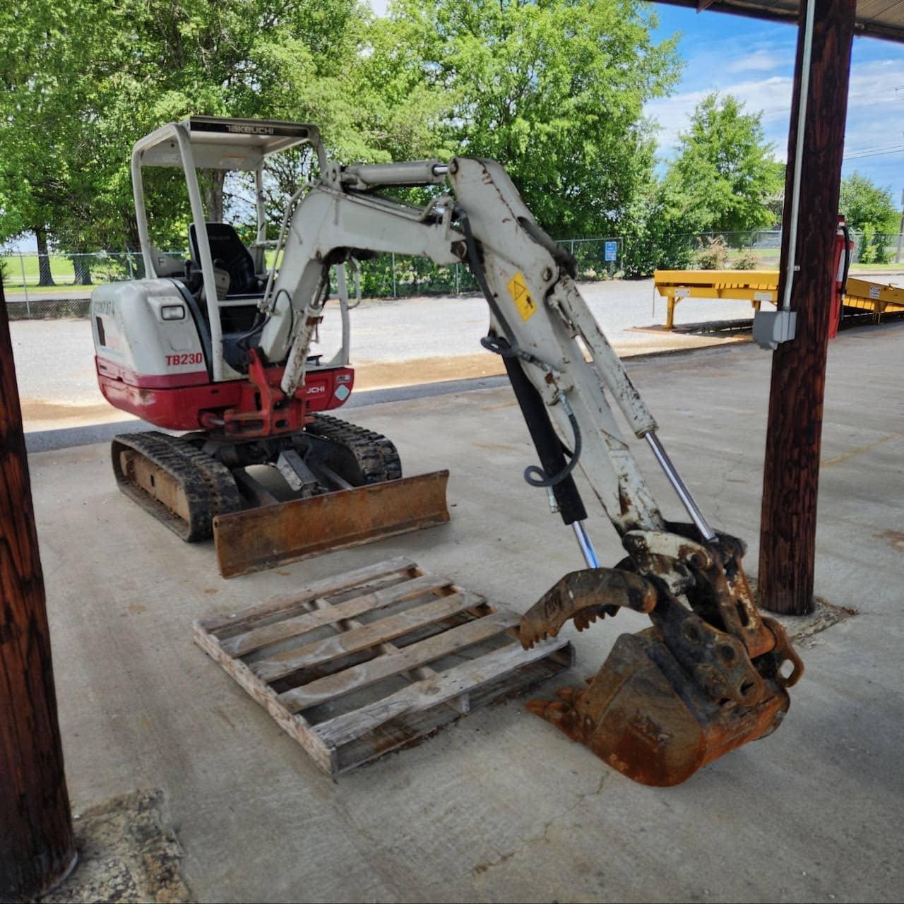 Takeuchi TB230 Mini Excavator, 2015