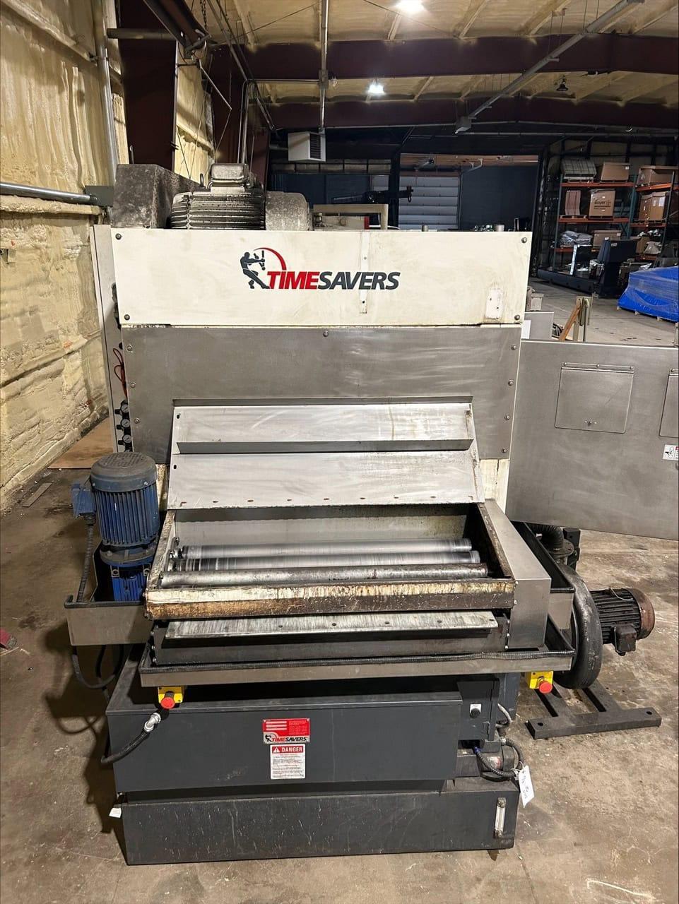 Timesavers Lynx 37MWT-DBB-60 Wide-Belt Wet Sander Deburring Machine