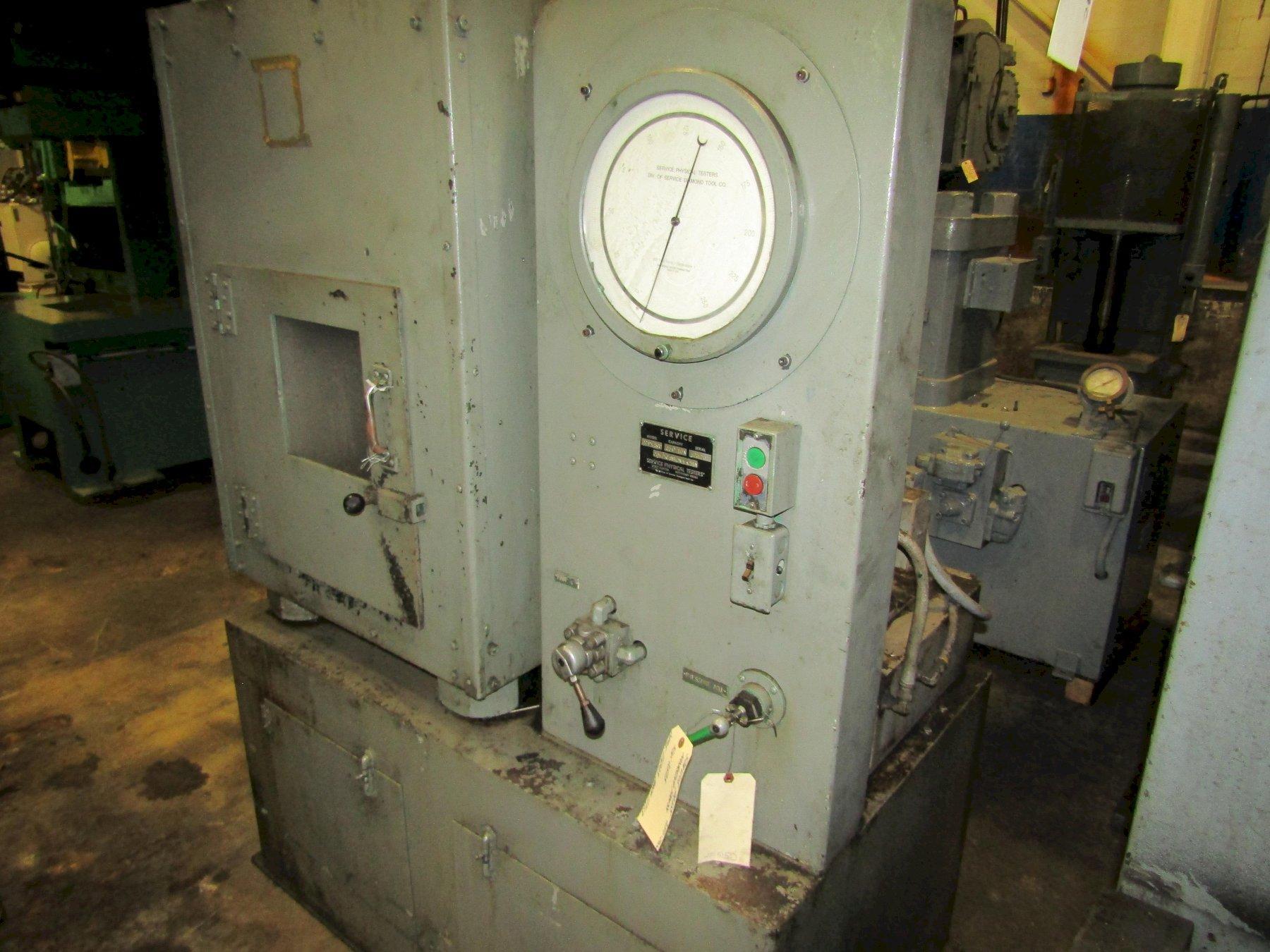 250 TON SERVICE PHYSICAL TESTER #CCPM500 HOBBING PRESS