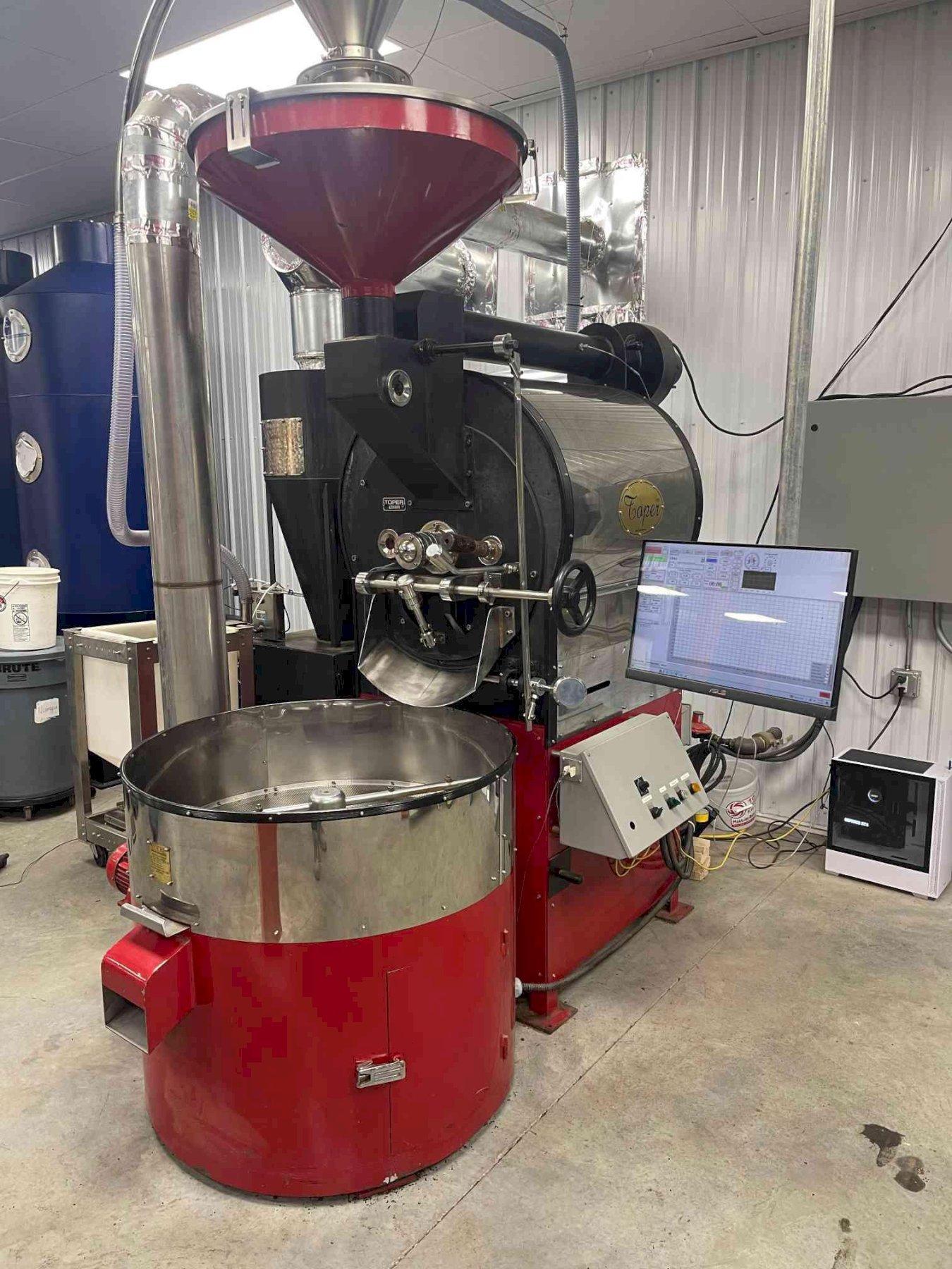 30 Kilo Toper TKM S30 Coffee Roaster, 2004 – Digital Controls & Custom Chaff Collector