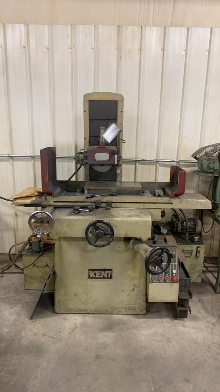 1 - PREOWNED KENT SURFACE GRINDER MAGNETIC BASE, MODEL #: KGS-250AH, S/N: 92075212