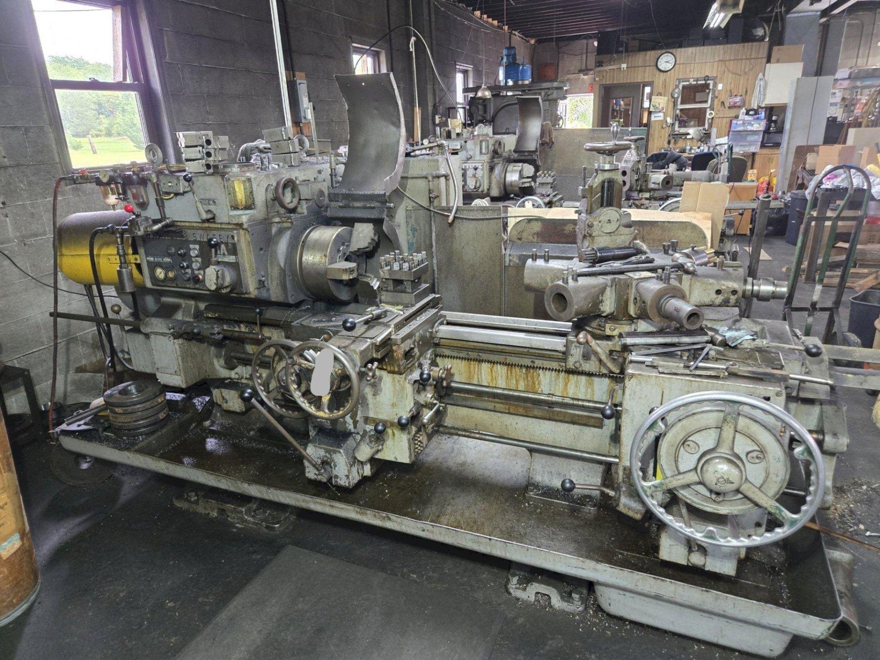 WARNER & SWASEY 1A MODEL M-3400 TURRET LATHE. STOCK # 0992725.