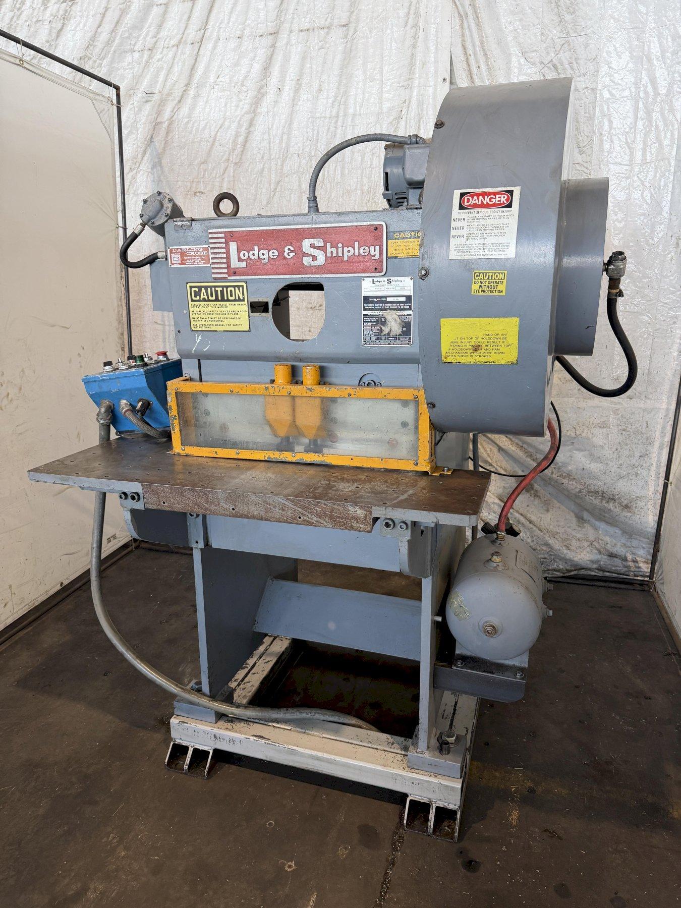24" X 10" GA LODGE & SHIPLEY S-25CT24 MECHANICAL SHEAR. STOCK # 0434626
