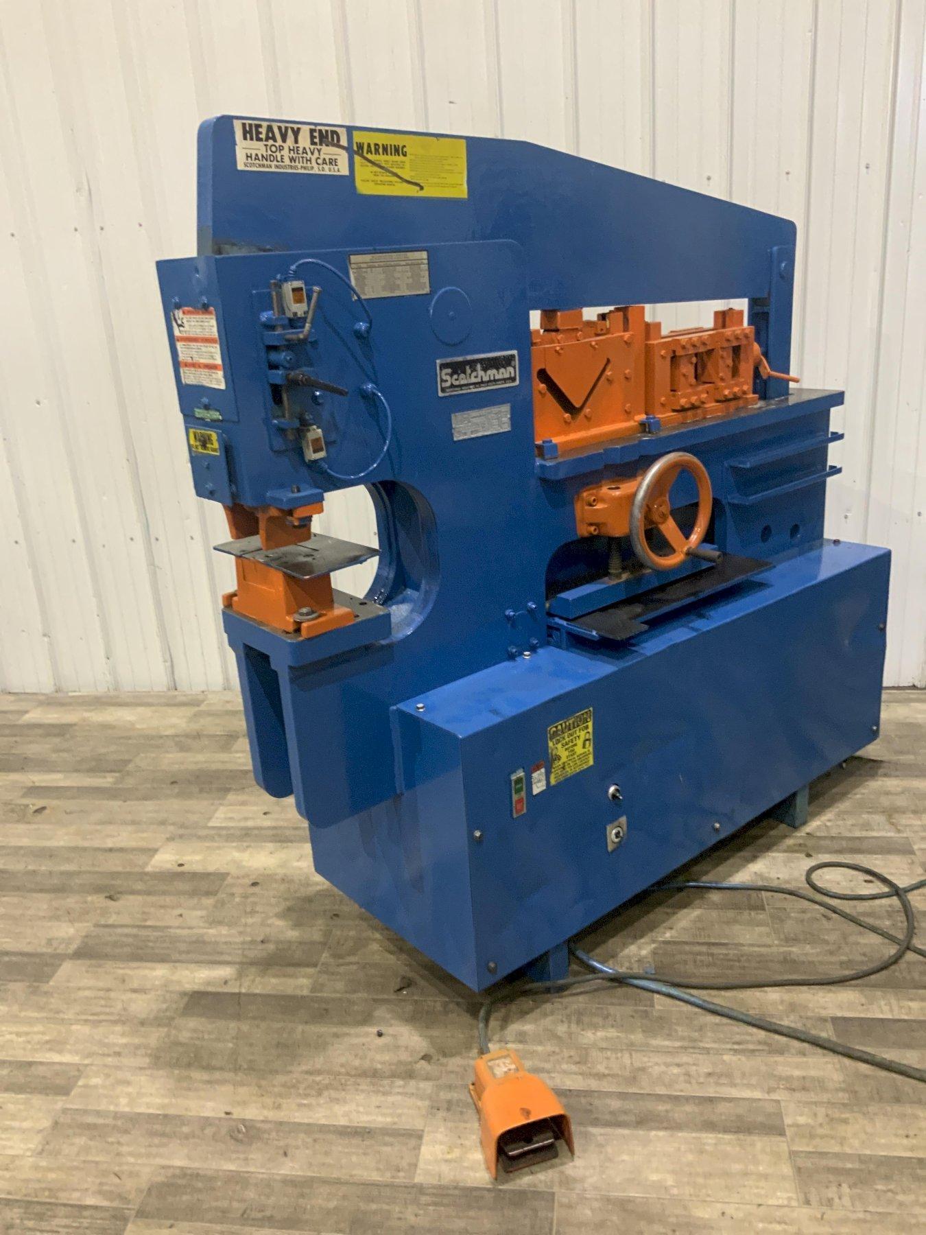 90 TON SCOTCHMAN HYDRAULIC IRON WORKER #9012: STOCK #80932