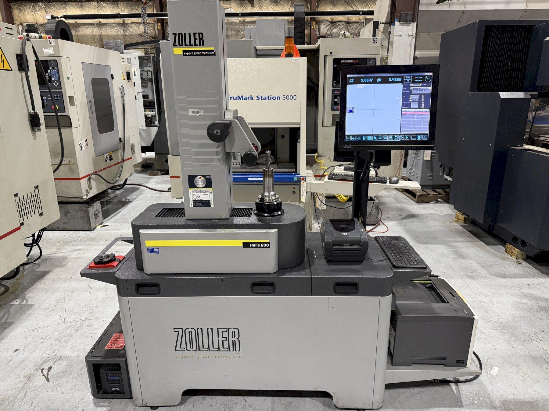 2015 Zoller Smile 600 Tool Presetter For Sale
