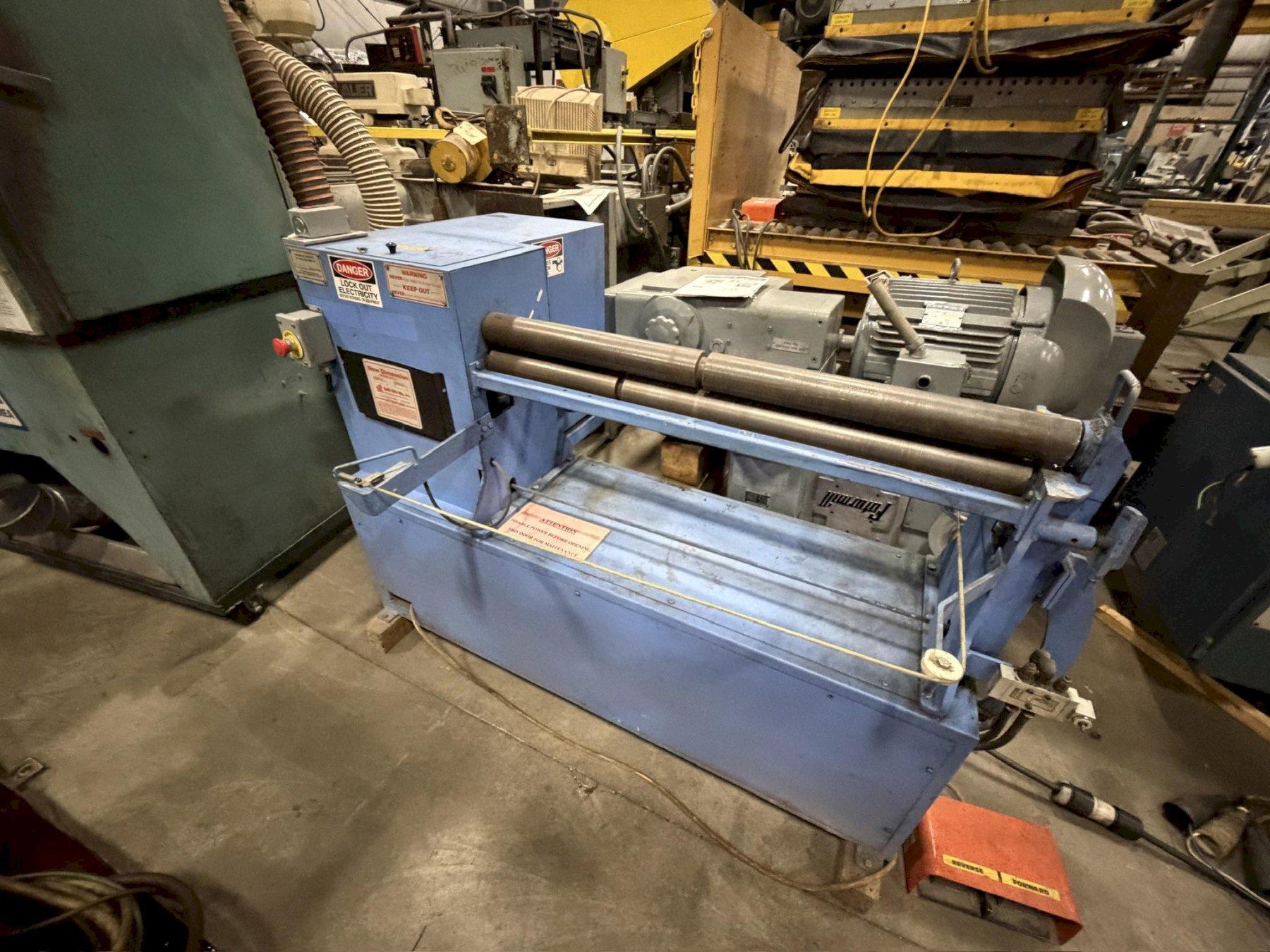 22 gauge x 36" New Dimension Initial Pinch Power Roll, Model MP3.048. Air drop end