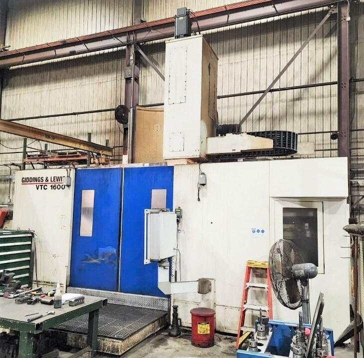 78" Gidding & Lewis CNC VTL with Live Tooling, C- Axis, Siemens control, 2006