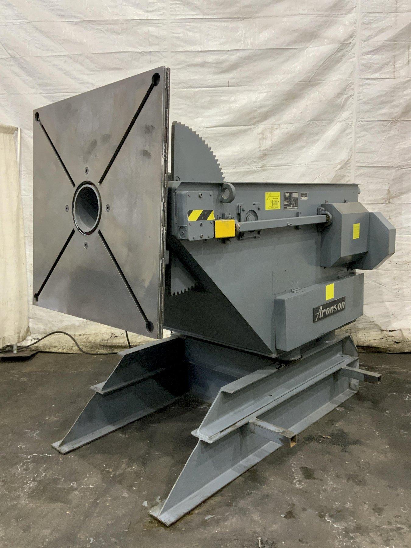 9000 LBS ARONSON GE90CGS GEARED ELEVATION WELDING POSITIONER: STOCK #80015