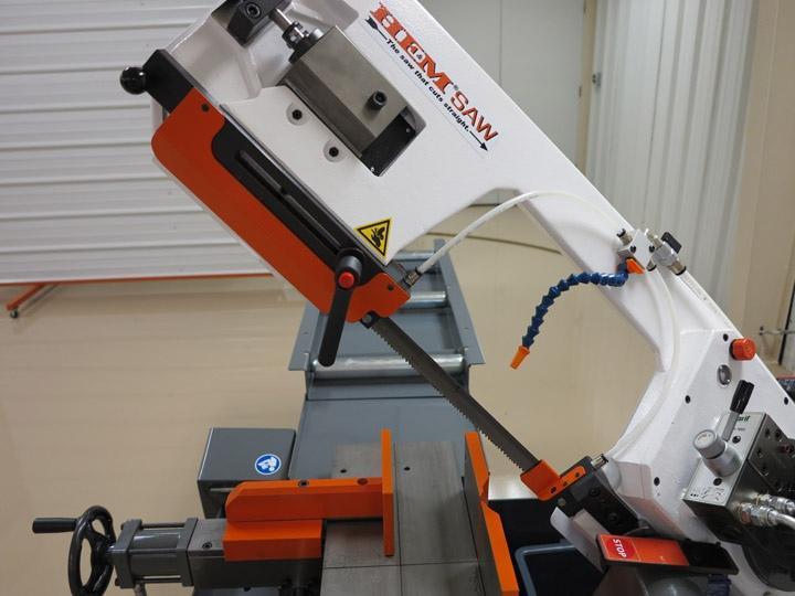 1 - NEW HE&M SAW 260 AUTO HORIZONTAL BAND SAW, AUTOMATIC OPERATION, 10.2